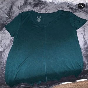 Maurice’s forest green v-neck